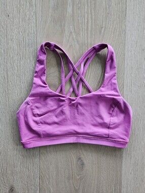 Lululemon Free To Be Serene Bra Sonic Pink Size 6